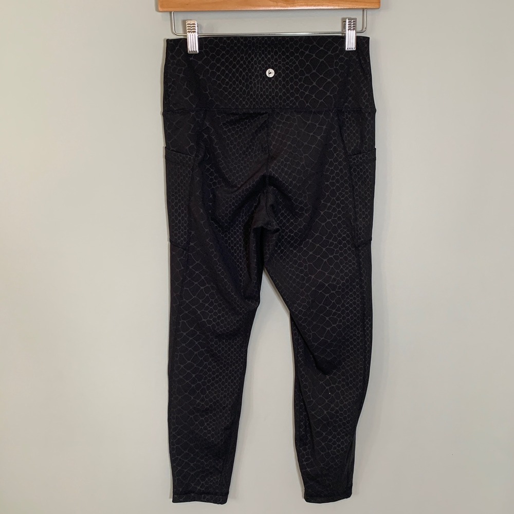 90 Degree By Reflex Black Python Embossed High Wa… - image 4